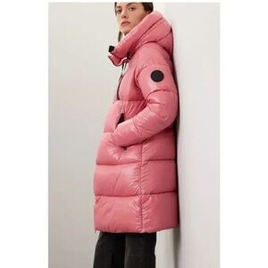 Save The Duck Isabel Pink Puffer Coat - size XL
